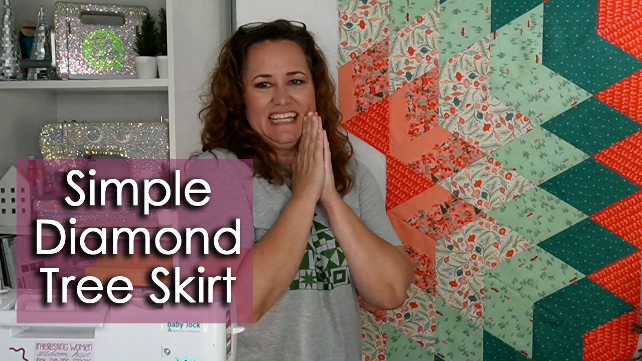 Diamond Tree Skirt - Christmas in July Series