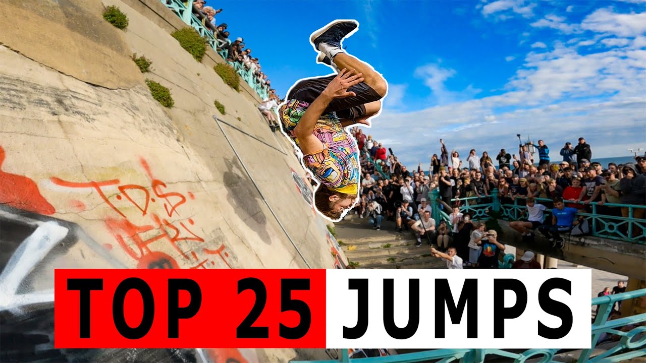 MEINE 25 BESTEN SPR&Uuml;NGE! - 10 Jahre Parkour | Jan Schlappen