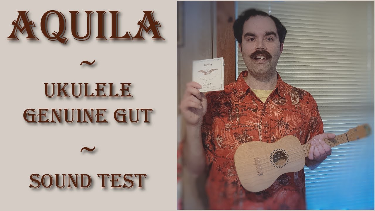 Aquila Gut Ukulele Strings - Sound Test on a Vintage Regal - 432hz