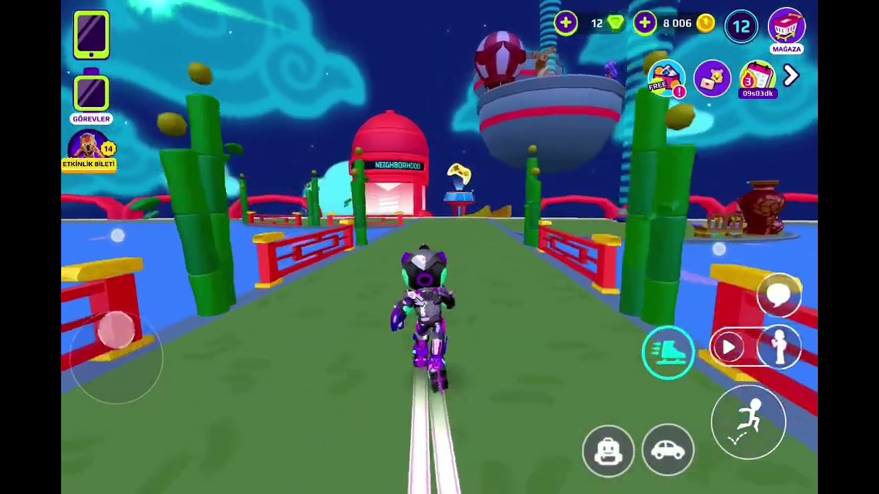 pkxd oynayıp evleri gezdim 