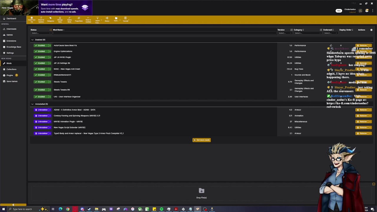 New Vegas Melee challenge run time !donathon