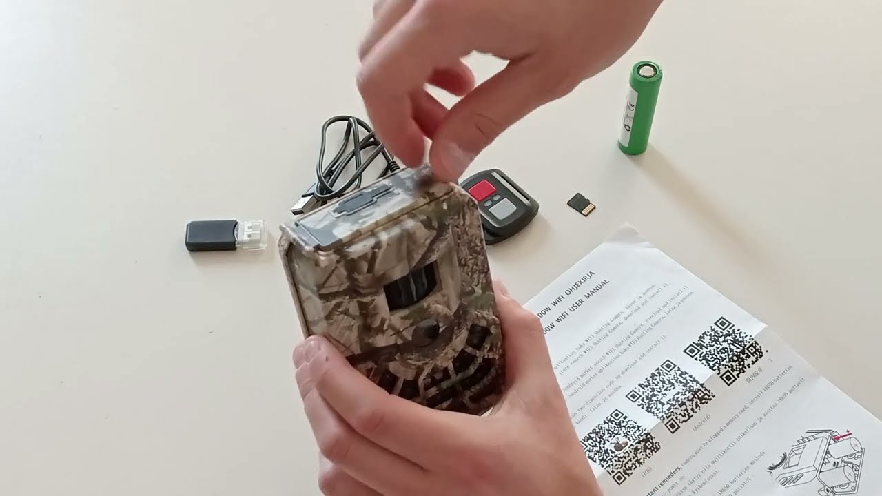 FOTOTRAPPOLA 300 WIFI  ISTRUZIONI COLLEGAMENTO TELEFONO