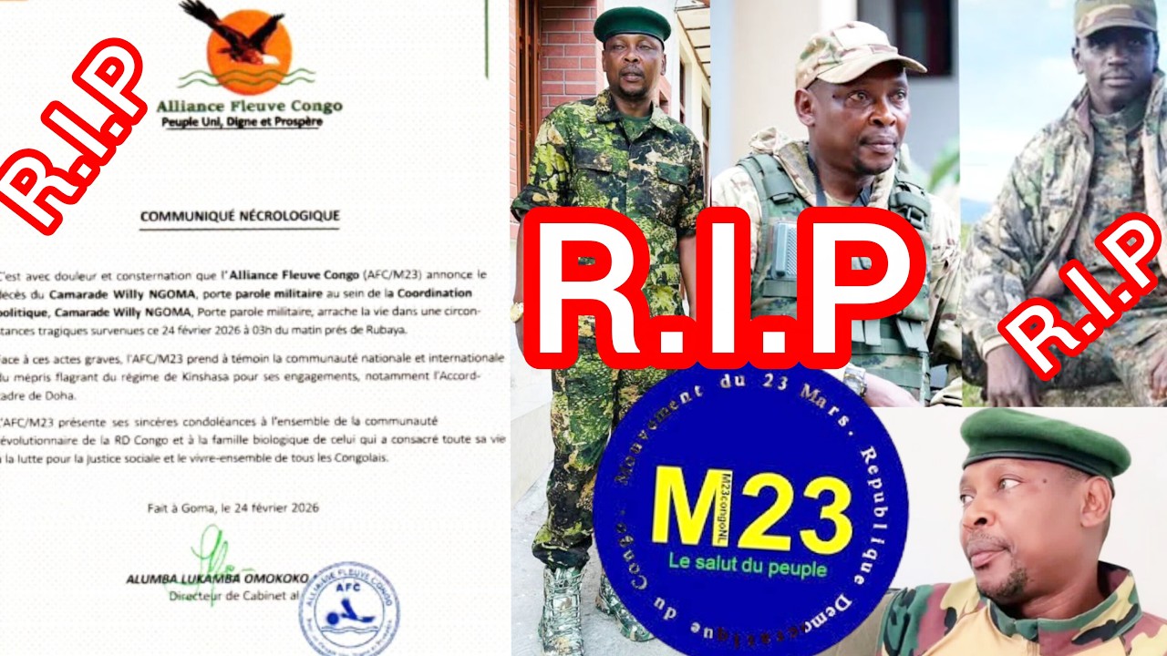 IBIMENYETSO 5 BYEMEZA URUPFU RWA LET COL WILLY NGOMA!  ANGOLA MUBATEGUYE UMUGAMBI WAHITANYE NGOMA!