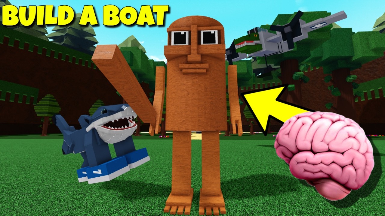 🧠ADICIONEI OS MEMES BRAINROT NO BUILD A BOAT KKKKKKK BABFT ROBLOX
