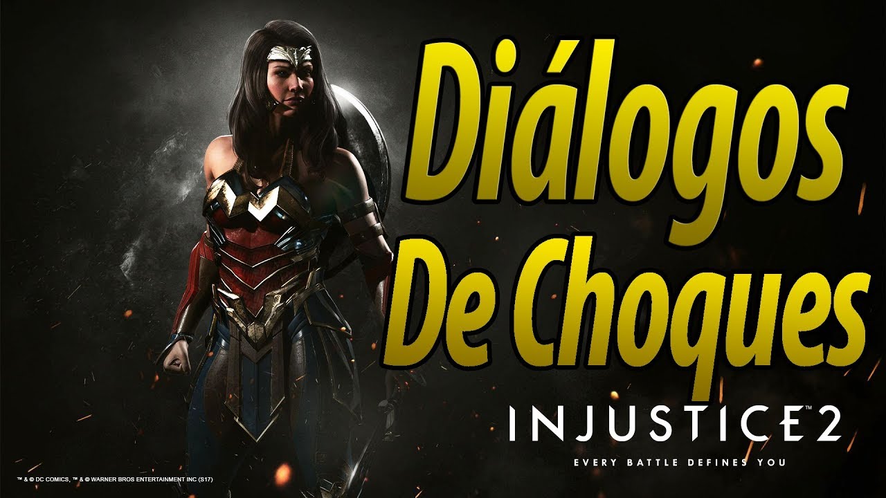 Injustice 2 | Español Latino | Diálogos de Choques | Wonder Woman | PS4 |