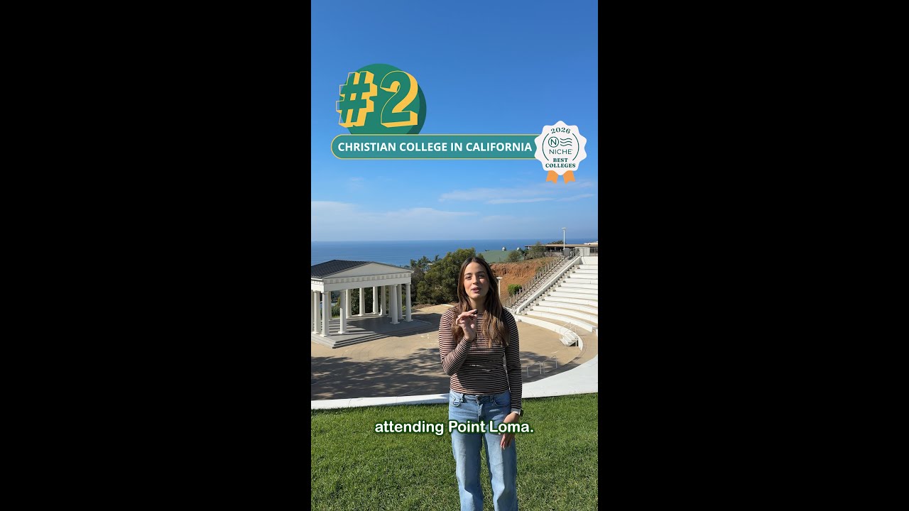 PLNU Ranked #2 Christian College in California by Niche for 2026