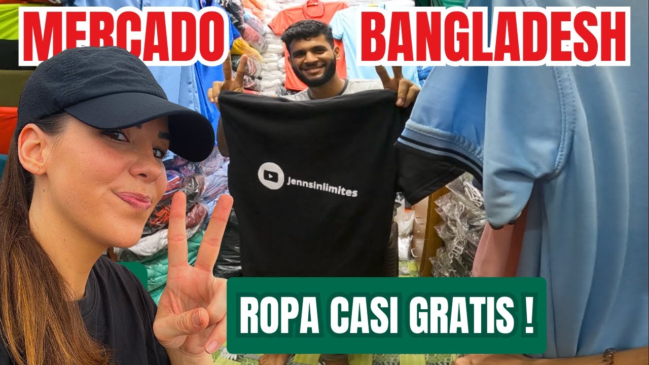 🇧🇩 LA ROPA MÁS BARATA DEL MUNDO || Mercado local Chittagong || #bangladesh