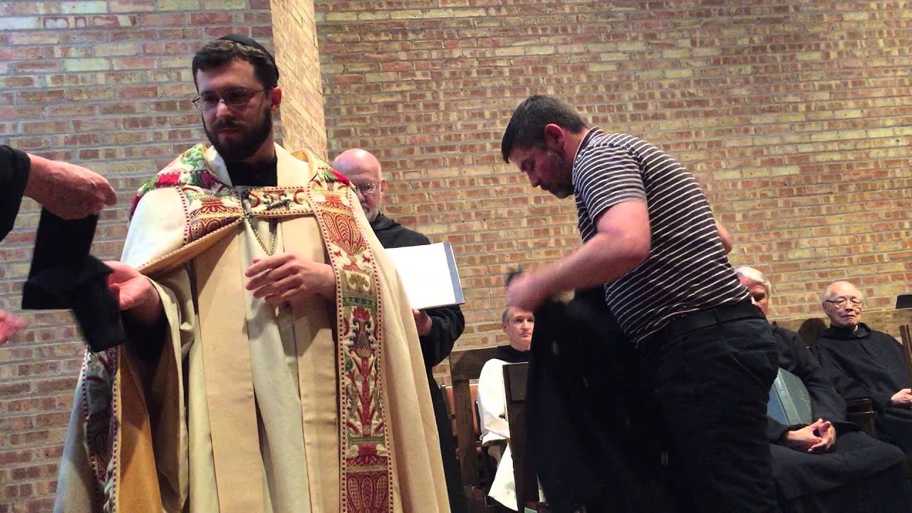 The Monks of St. Procopius Abbey clothe a novice on July 4, 2015!