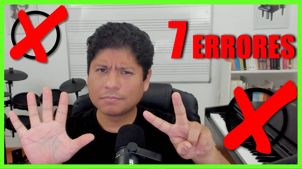 🛑¿POR QUÉ NO CONSIGO APRENDER PIANO?🎹 - 7 ERRORES COMUNES⚠