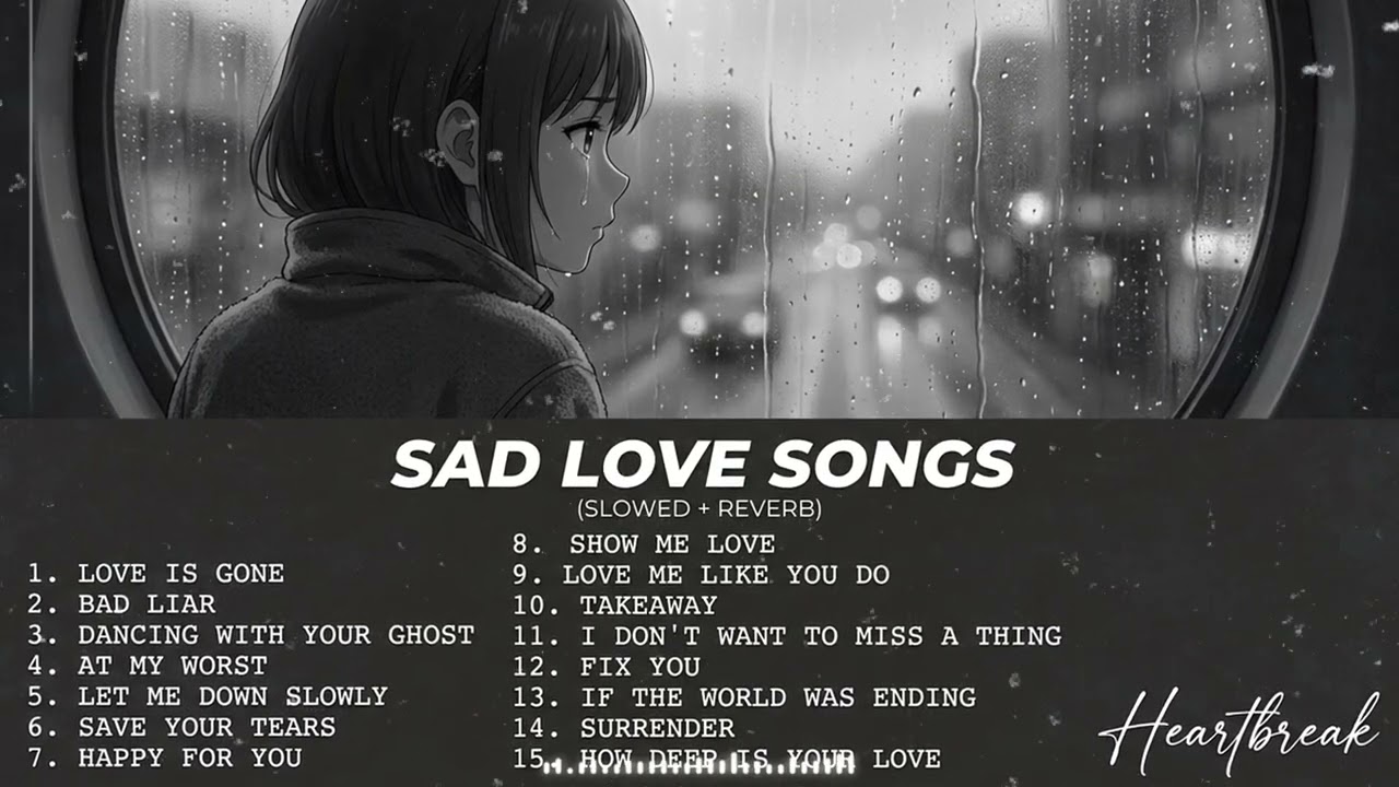 Songs to Listen to When You Are Sad   Heartbreak Echoes   Joji Style   Slowed Pop