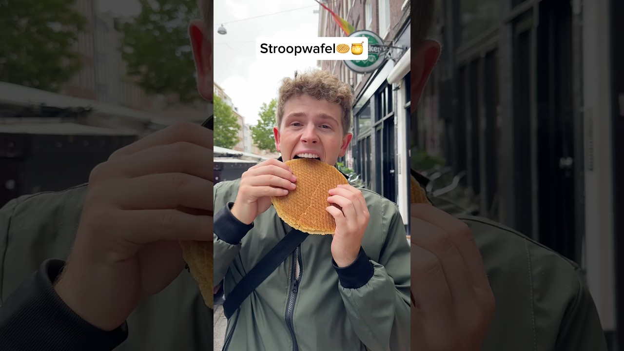 Eating Homemade Stroopwafels in Amsterdam!