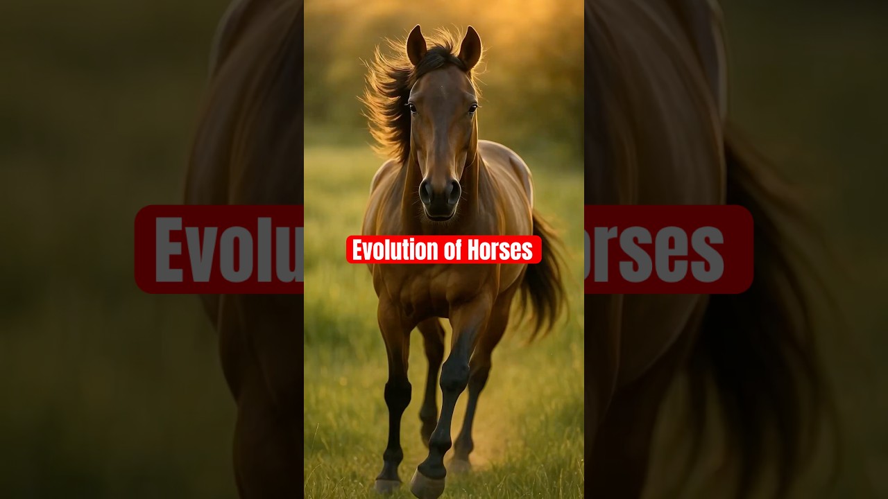 Evolution of Horse 🐎! 250 million years in 30 seconds!