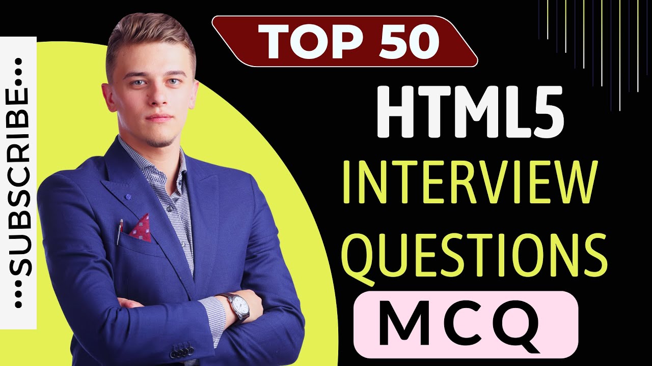 Top 50 HTML MCQ Interview Questions and Answers || Interview || Web Developer Interview