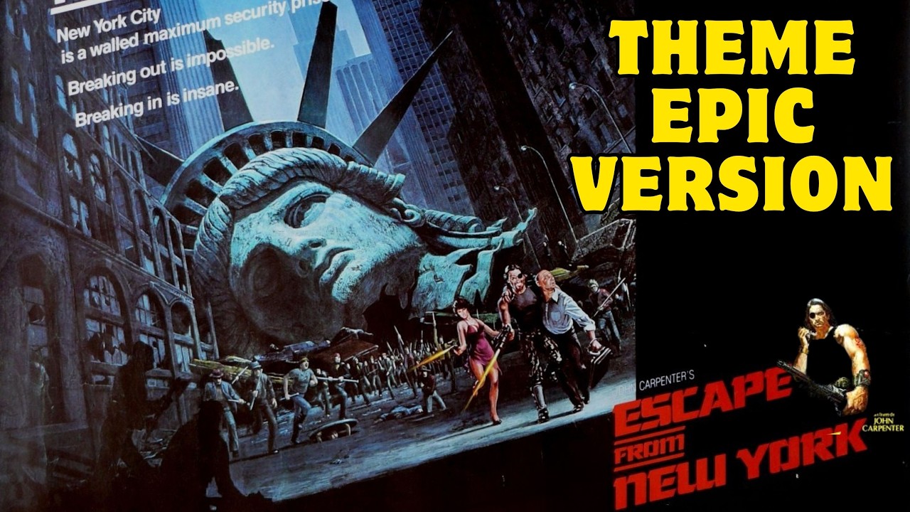 JOHN CARPENTER Music ESCAPE FROM NUEVA YORK  ✅ Remix EPIC ORCHESTRAL Music for POWERFUL MOTIVATION