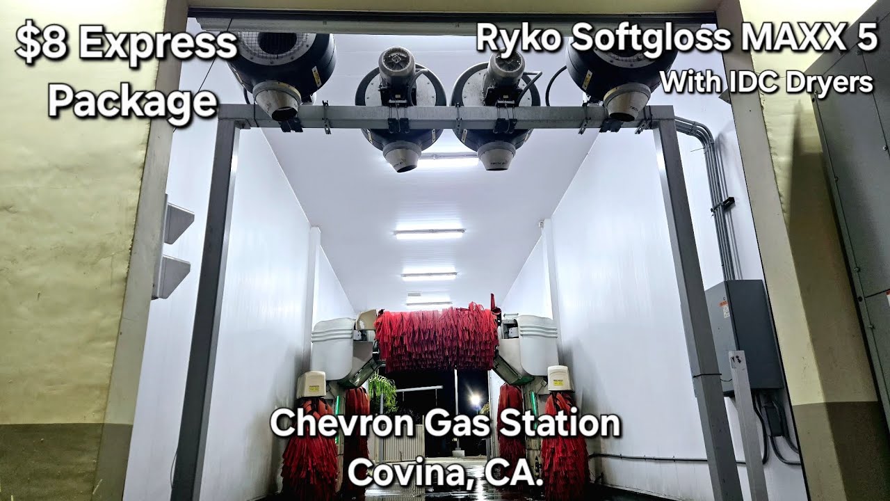 Ryko Softgloss MAXX 5 w/ Tech 21 Dryers ($8 Express Package) | Covina, CA.