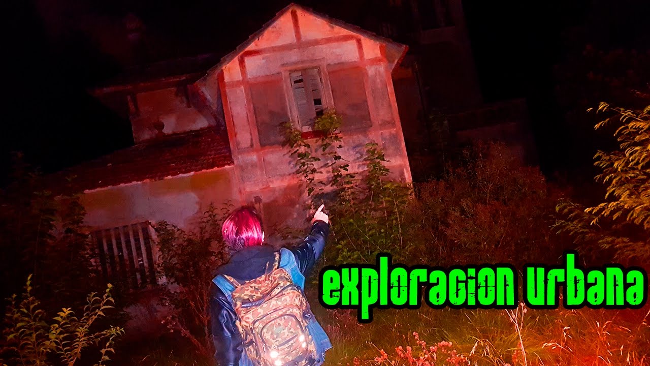 EXPLORANDO  DE NOCHE MANSIÓN ABANDONADA  #URBEX 13 Parte1