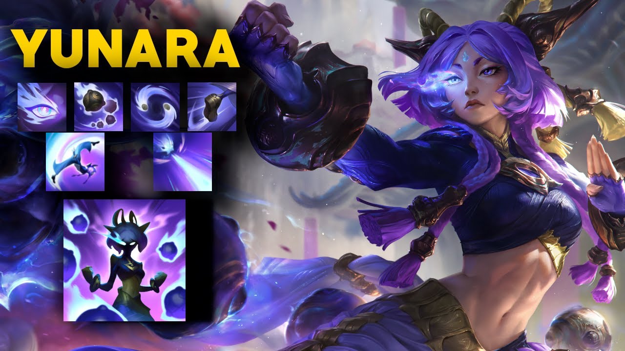 Yunara - Nowa Postać w League of Legends (Skille, Gameplay)