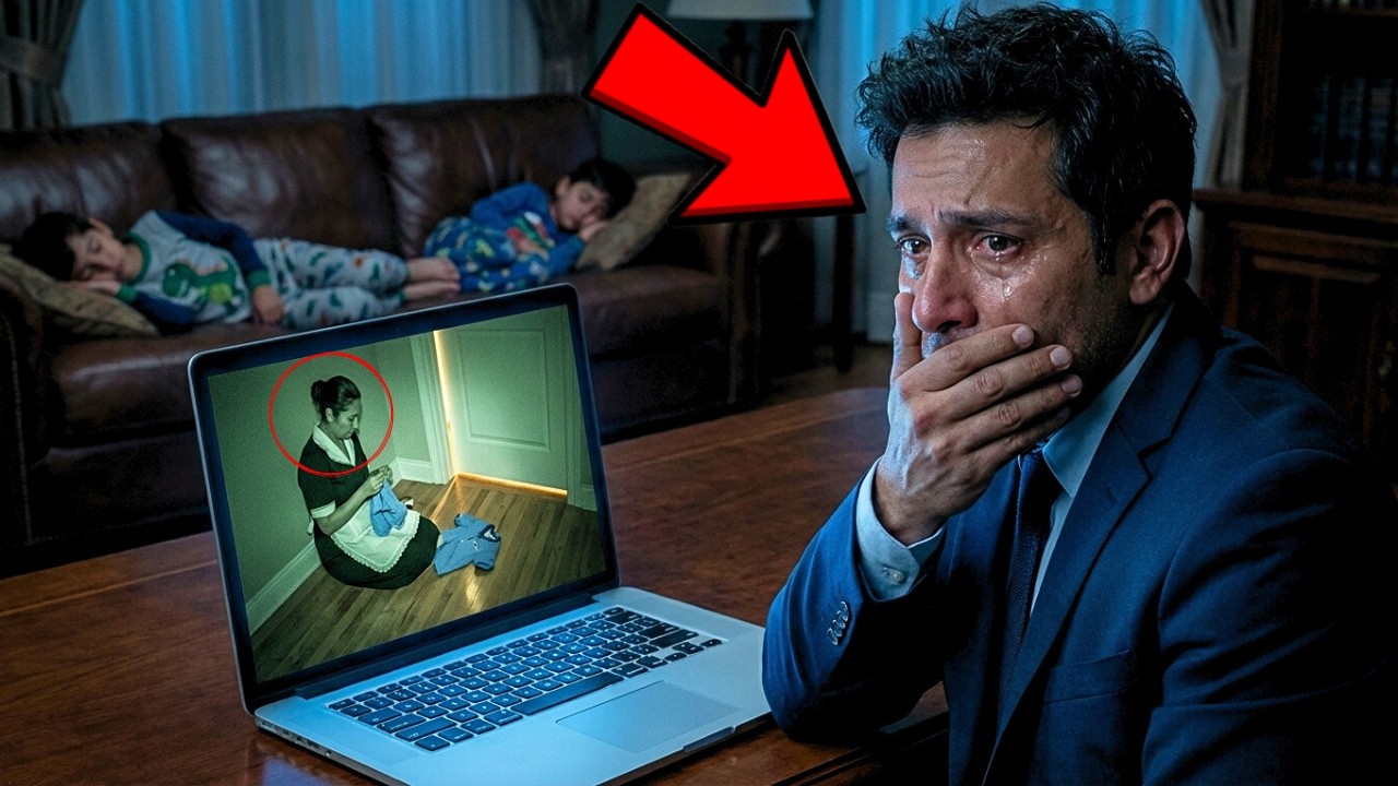 EL MILLONARIO GRABÓ A LA EMPLEADA SIN QUE ELLA LO SUPIERA… Y LO QUE VIO LO HIZO LLORAR