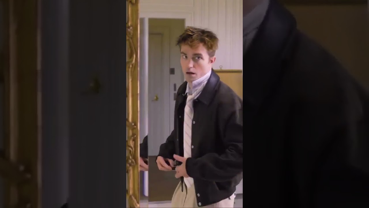 Роб перед показом Dior Homme в отеле Парижа 🥰#робертпаттинсон#robertpattinson#diorsummer26