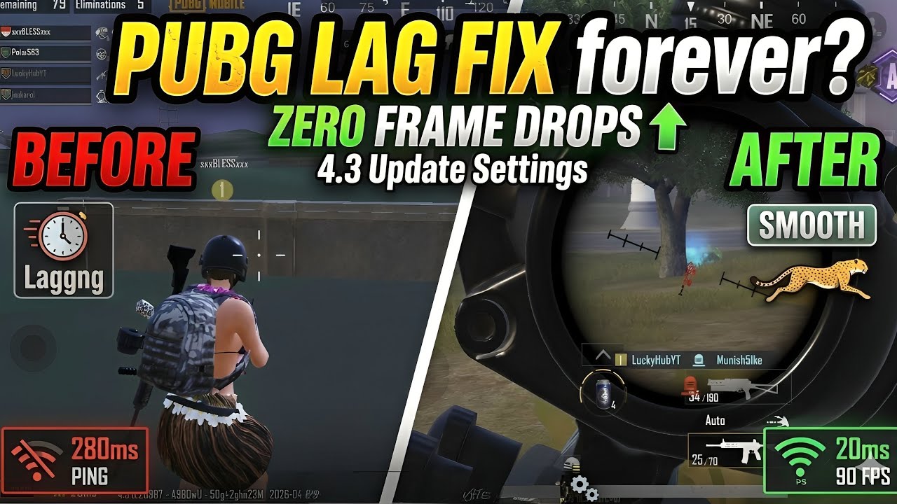 How to Fix Lag Low End Devices | Stop Lag Forever New Update Setting | How to Fix Lag in PUBG Mobile