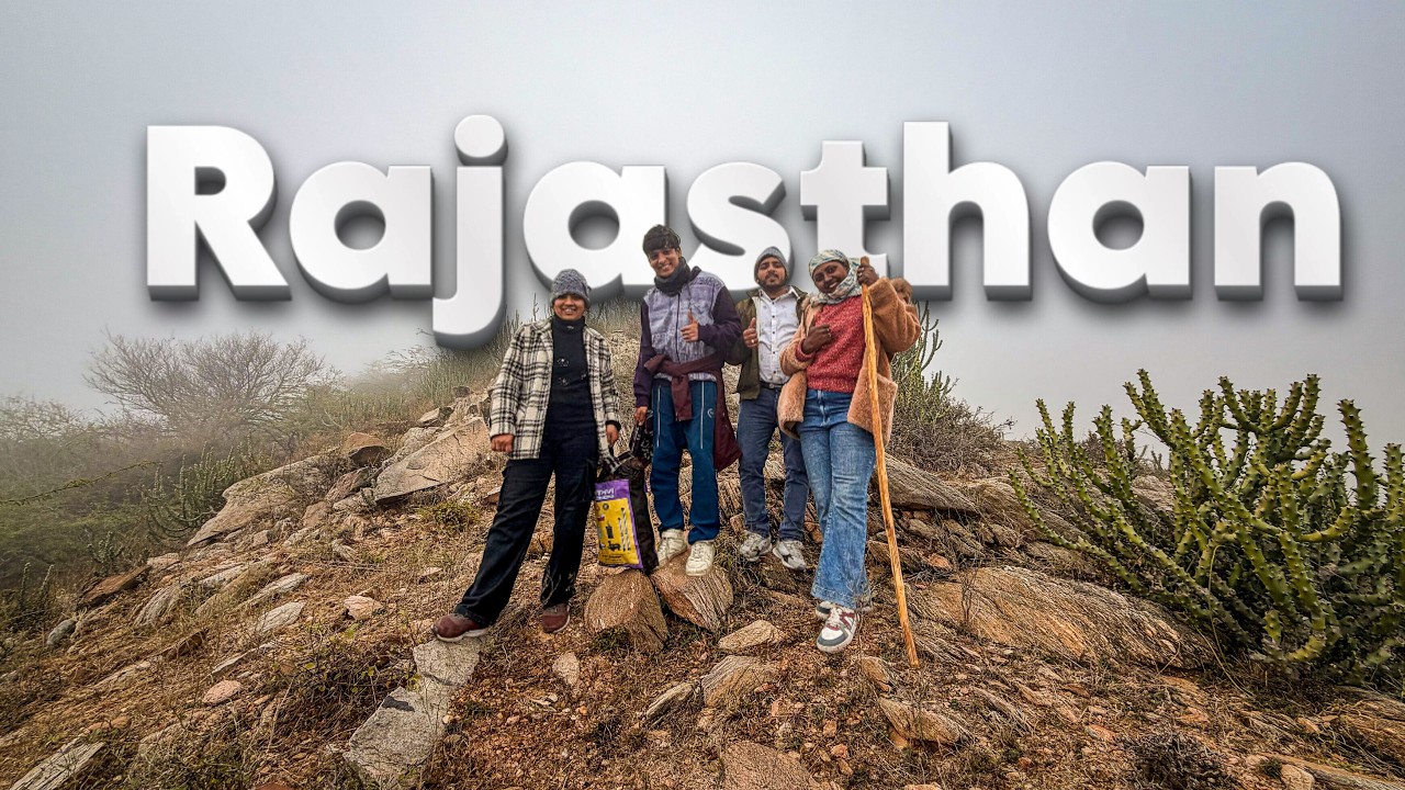 "Shimla bhool jaoge! 😍 Rajasthan's Hidden Foggy Trek & Chai" | Exploring Unseen Rajasthan 2026