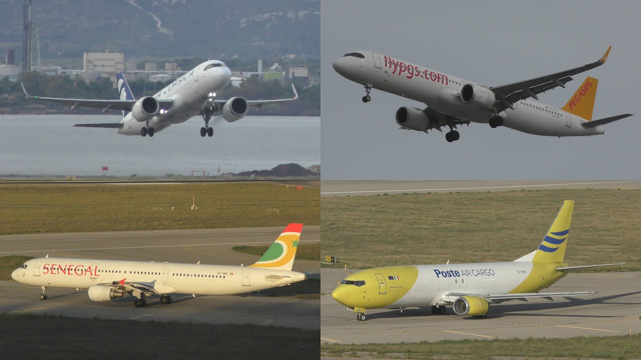 Bizjets, Airliners, Freighters | Spotting at Marseille | 22nd October 2023 [4K]