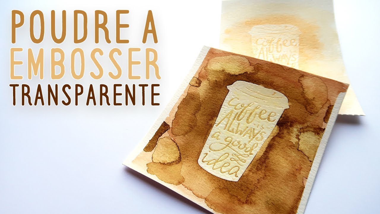 ASTUCE • COMMENT J'UTILISE LA POUDRE A EMBOSSER TRANSPARENTE ? | Pnixie