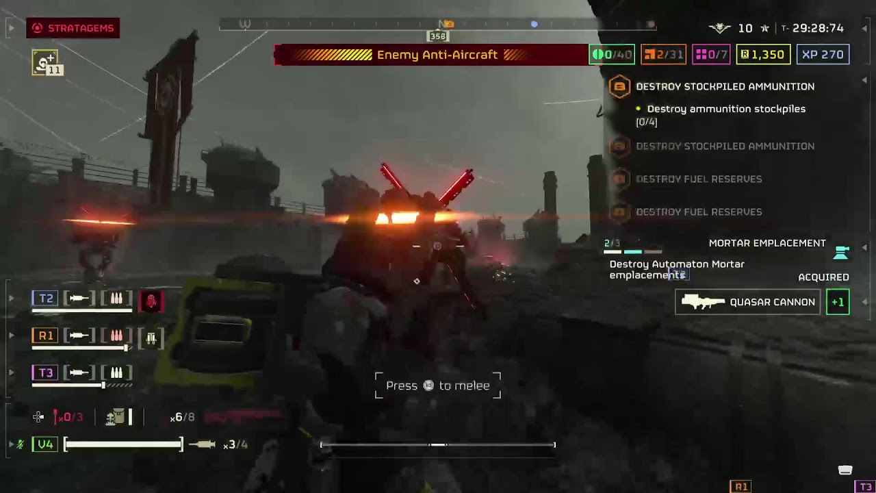 Helldivers 2 LANDFALL ON CYBERSTAN send prayers but not for me