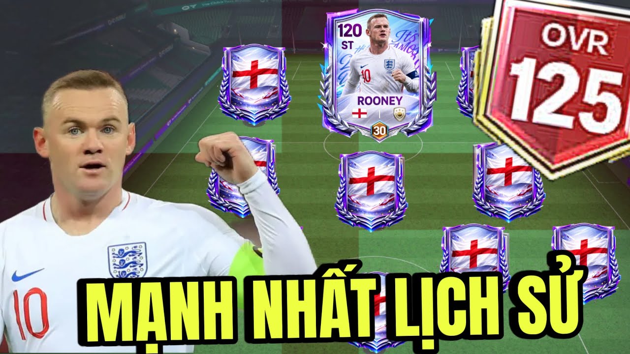 BUILD TEAM TUYỂN ANH MẠNH NHẤT LỊCH SỬ TRONG FC MOBILE VIỆT NAM 🇻🇳: ROONEY, CHARLTON…