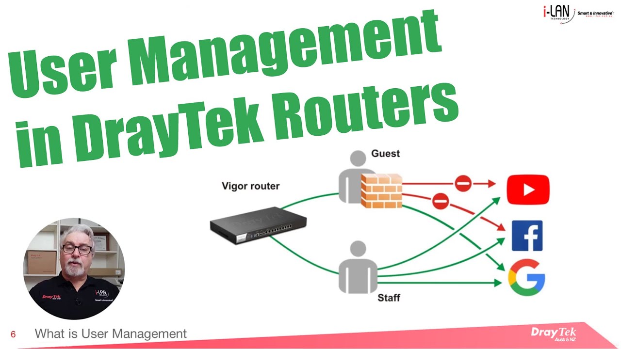 Webinar - User Management in DrayTek Routers