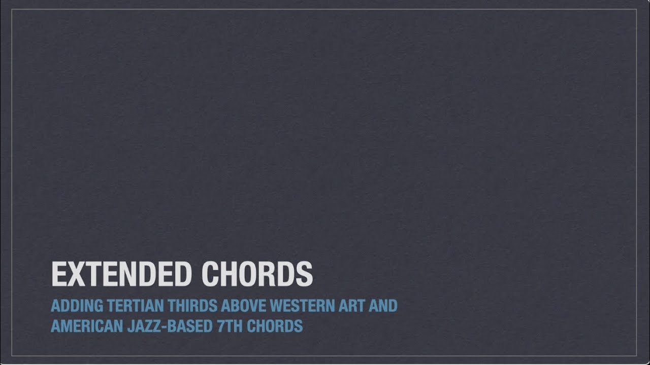 Extended Chords