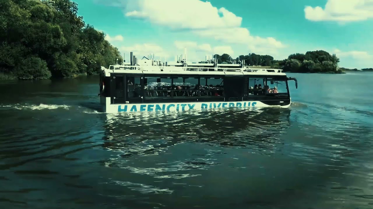 Boat or Bus? | Hafen City RIVERBUS | The Bus That Swims