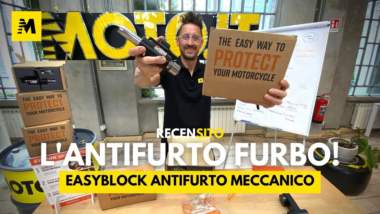 Easyblock, l'antifurto (meccanico) PI&Ugrave; FURBO DI TUTTI || Recensito