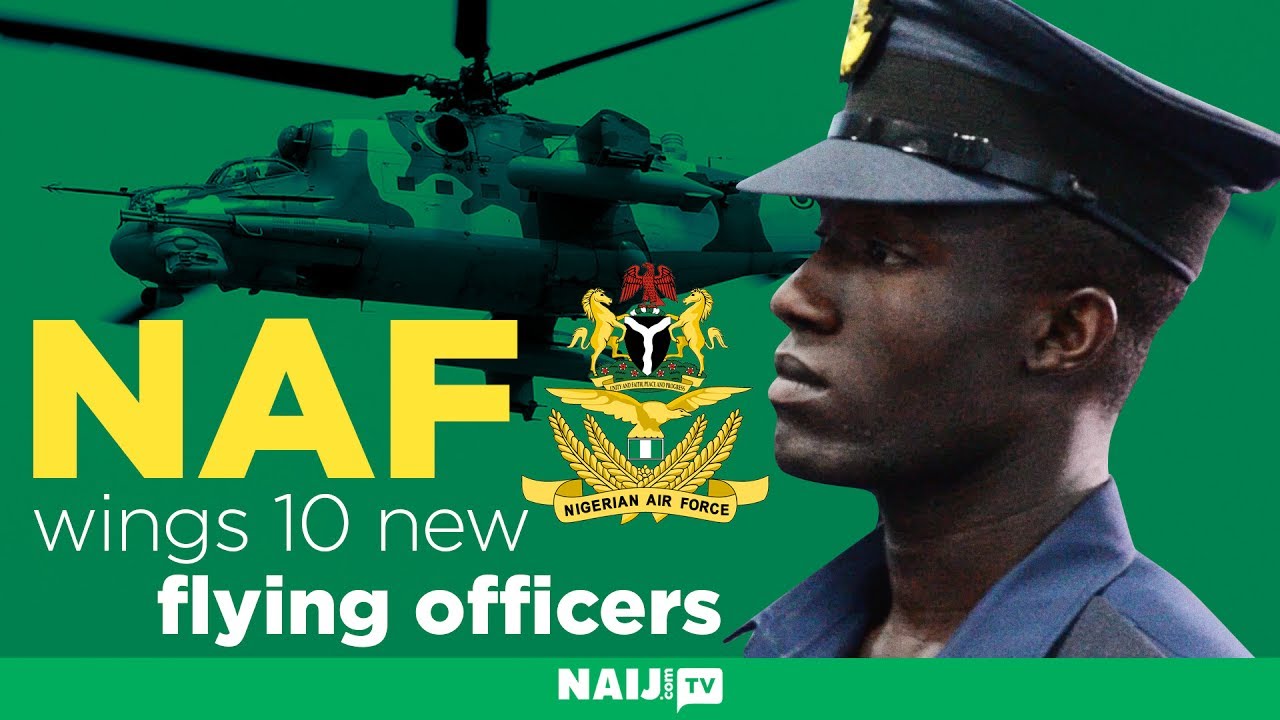 Nigerian Air Force winged 10 flying officers | Legit TV