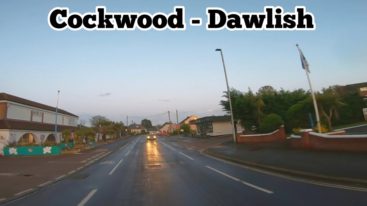 A drive with us production 30/04/23 Cockwood - Dawlish Warren - Dawlish at dusk South Devon on GoPro