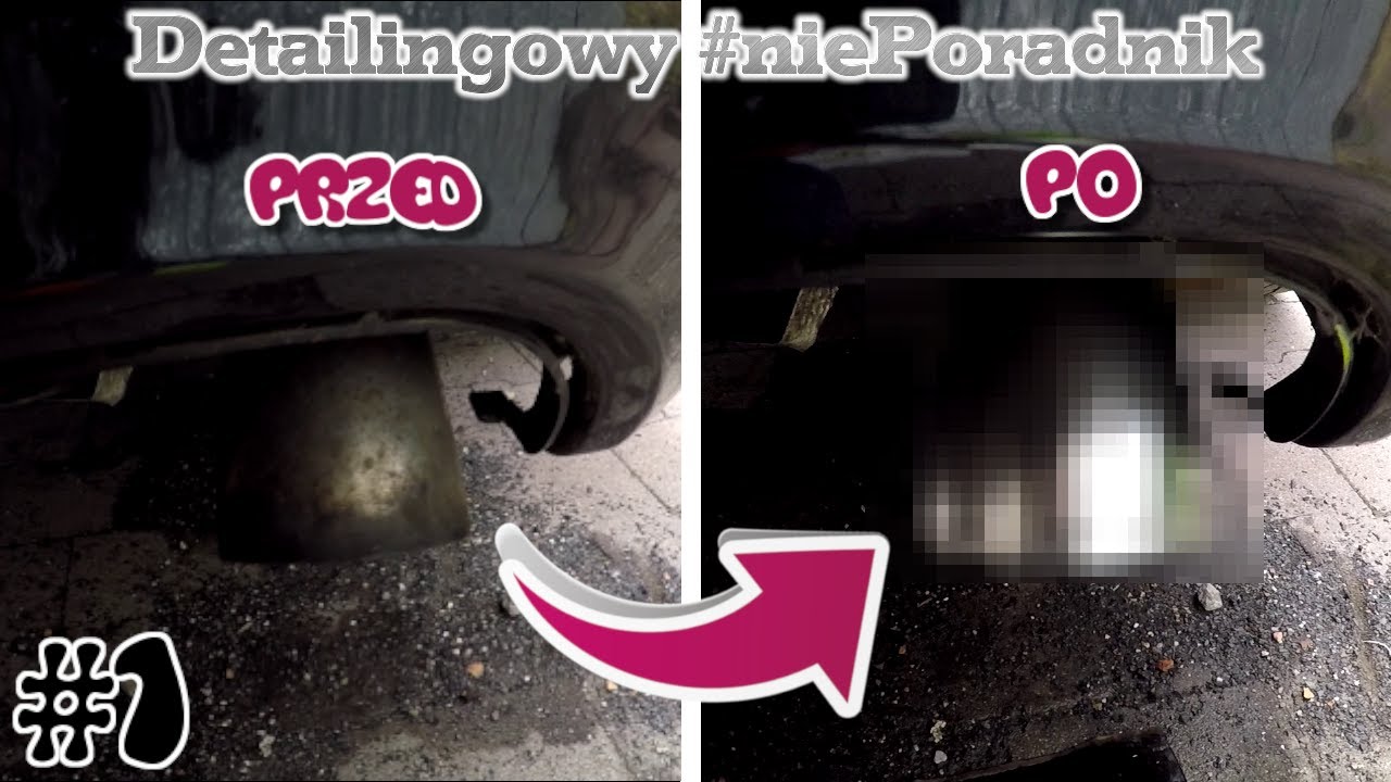 Jak wyczyścić i wypolerować końcówkę wydechu || 🚗 Detailingowy #niePoradnik 🚗