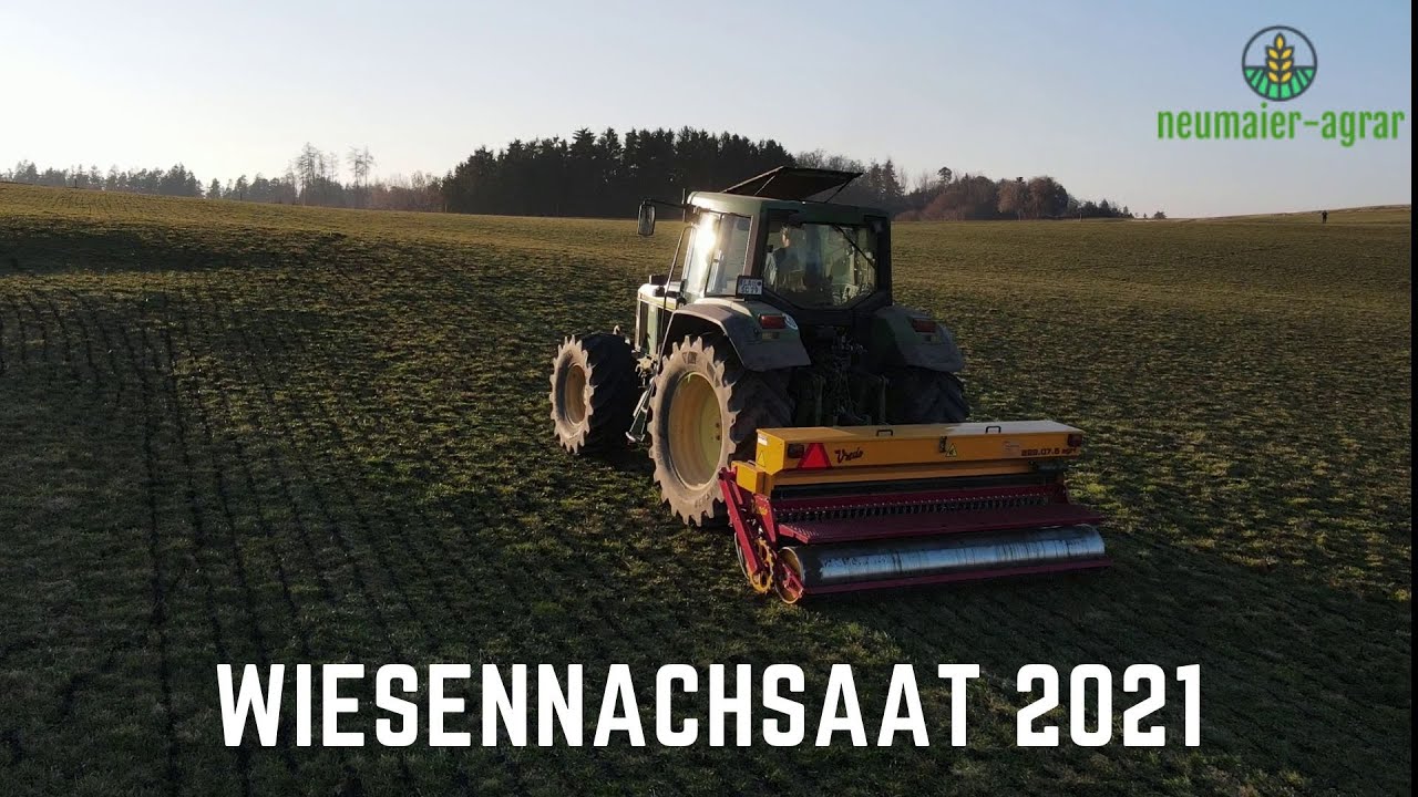 Wiesennachsaat 2021 Vredo Agri Durchsämaschine | Erfahrungen aus der Praxis am Echingerhof