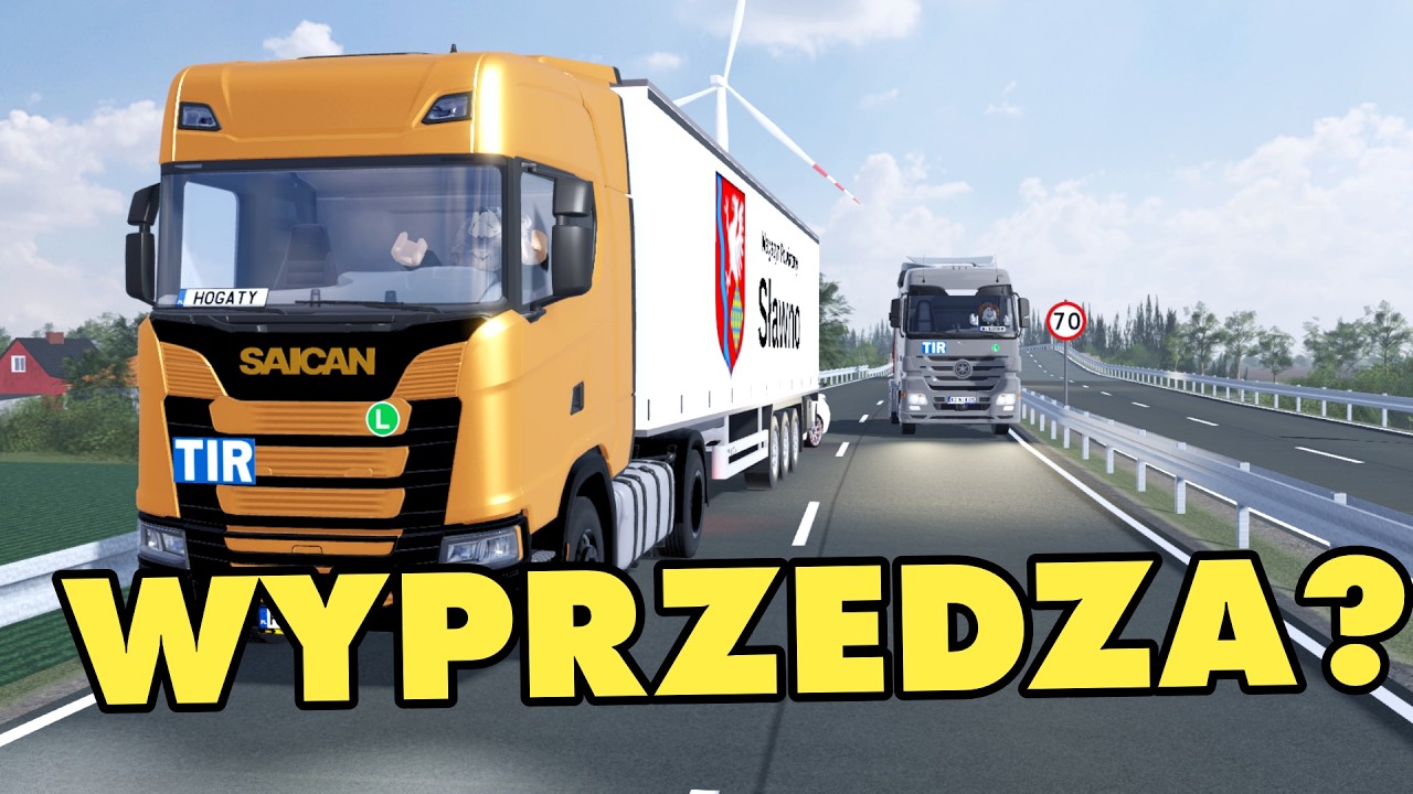 DOSTAWA TOWAR&Oacute;W NA NOWEJ AUTOSTRADZIE w Polish Car Driving