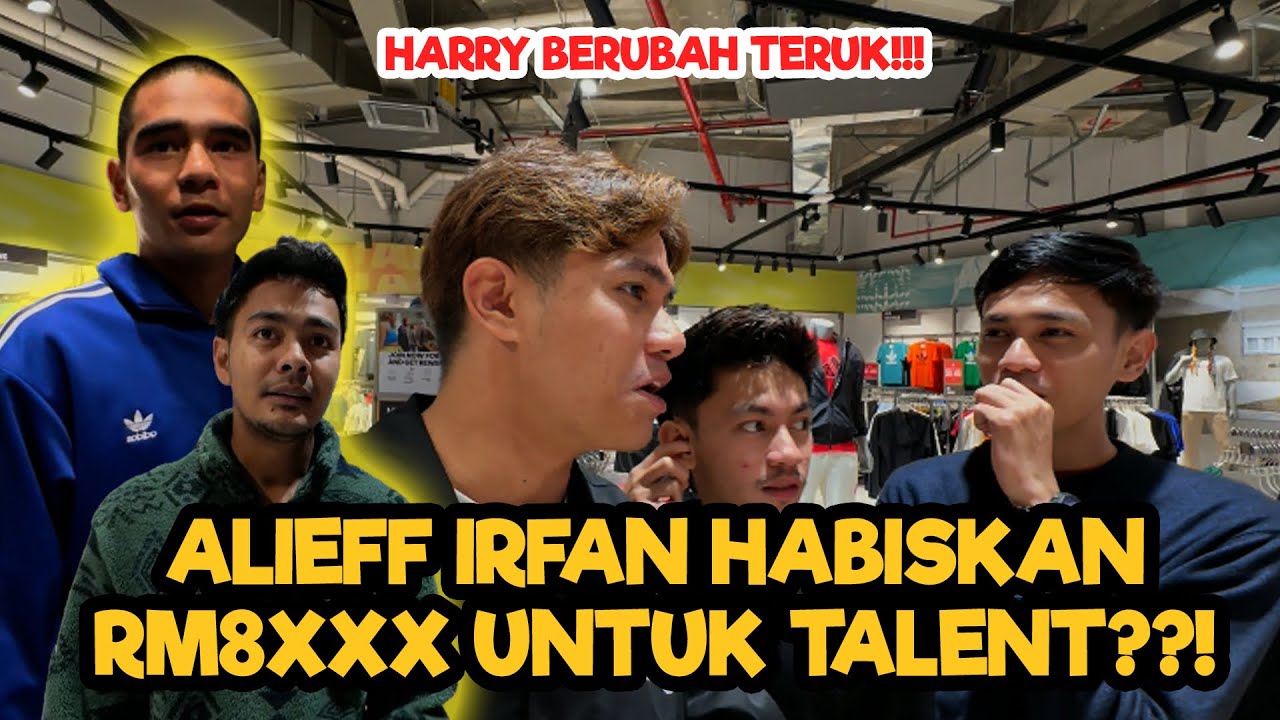 SEMUA ORANG MALU NAK KELUAR DENGAN HARRY SEBAB TERLALU SELEKEH??? ALIEFF IRFAN UBAH HARRY 100%!!!