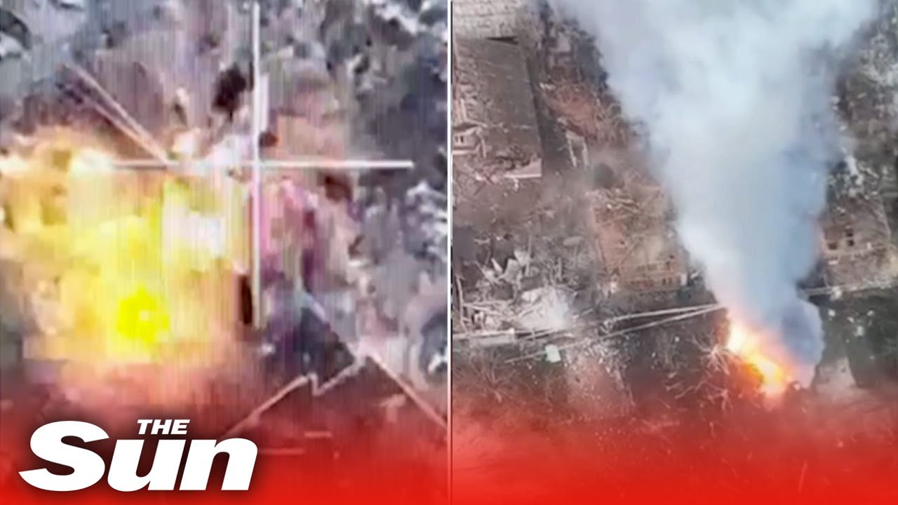Ukrainian artillery blows up Russian ammo warehouse in Soledar