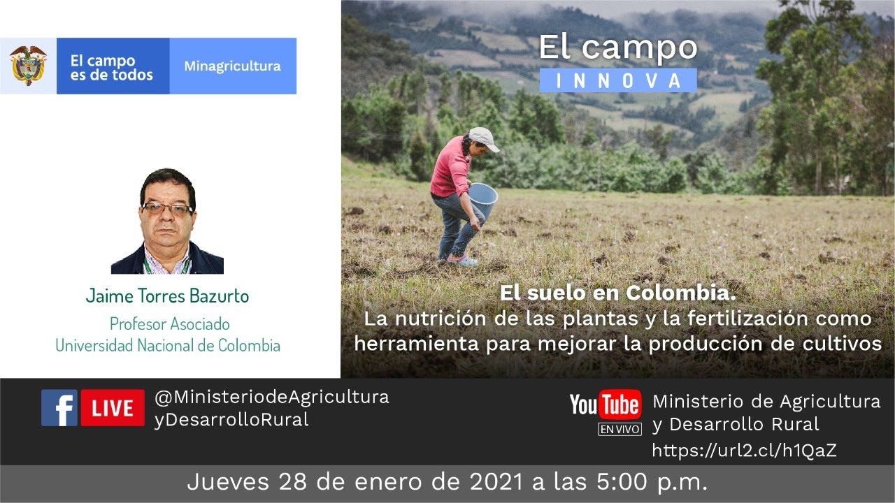 El suelo en Colombia y la nutrición de las plantas