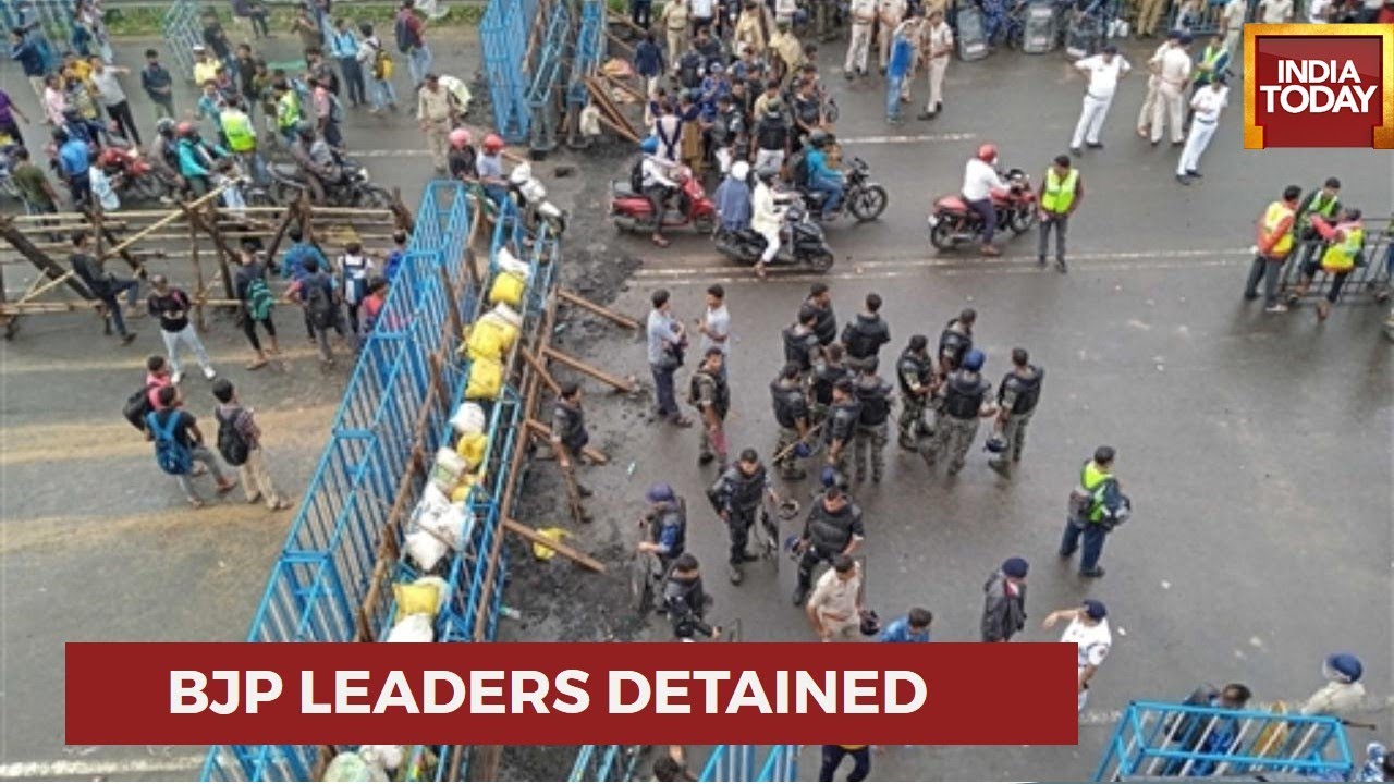 Howrah Bridge Ground Report: Top BJP Leaders Detained, Taken To Kolkata Police HQ In Lal Bazaar