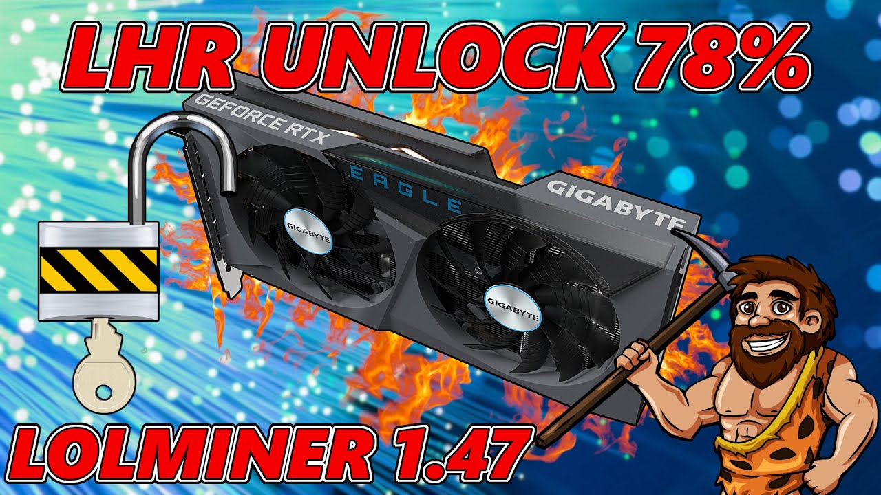 LOLMINER 1.47 | BEST RTX LHR Unlocker 78%