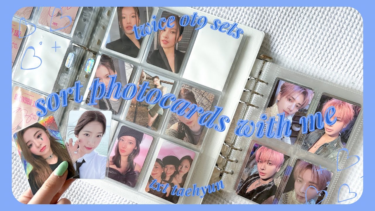✰ SORT PHOTOCARDS WITH ME #30 ✰ txt & twice comebacks, lots of le sserafim, and FINISHING OT9 SETS !