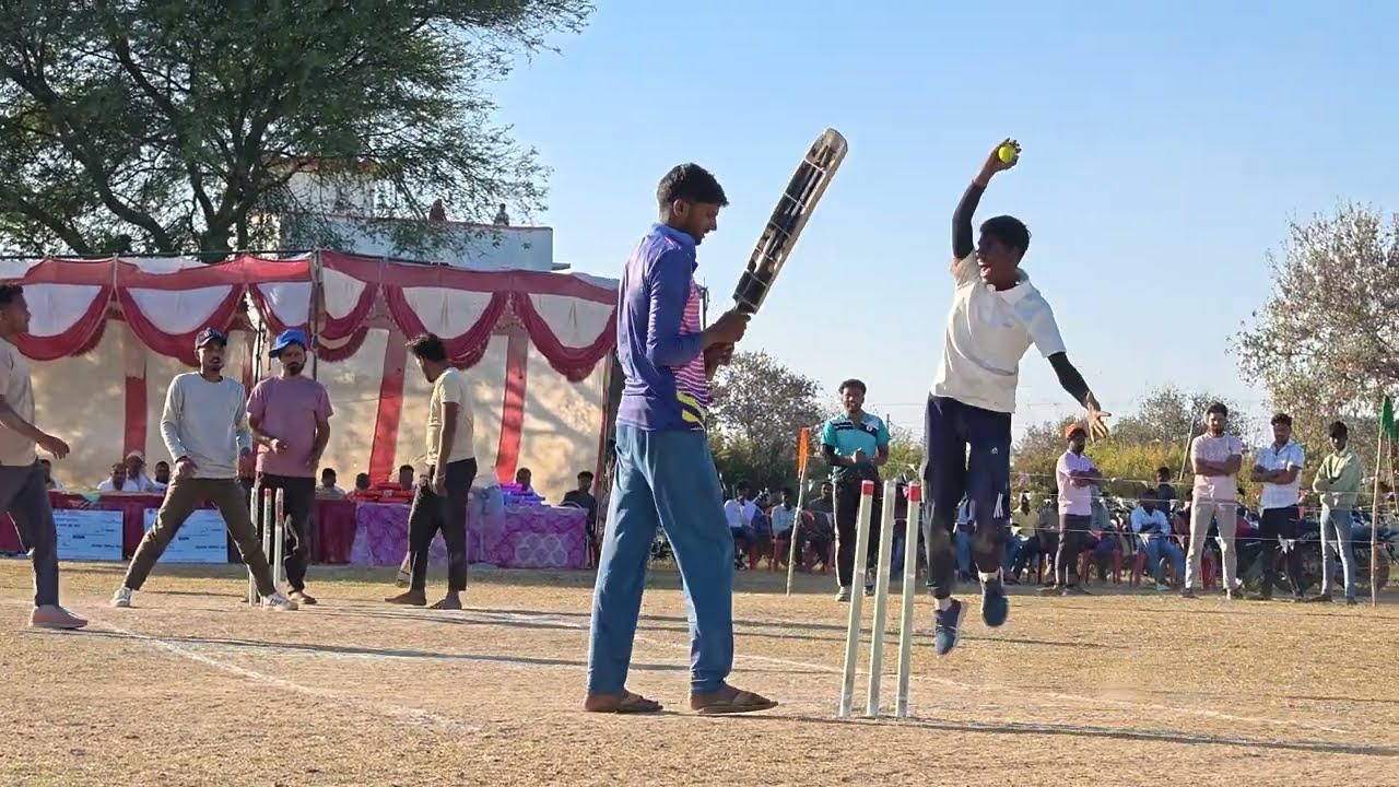 Final l KHORADIH vs TIKURIYA l 2nd innings 11th over by Ankit Kumar 