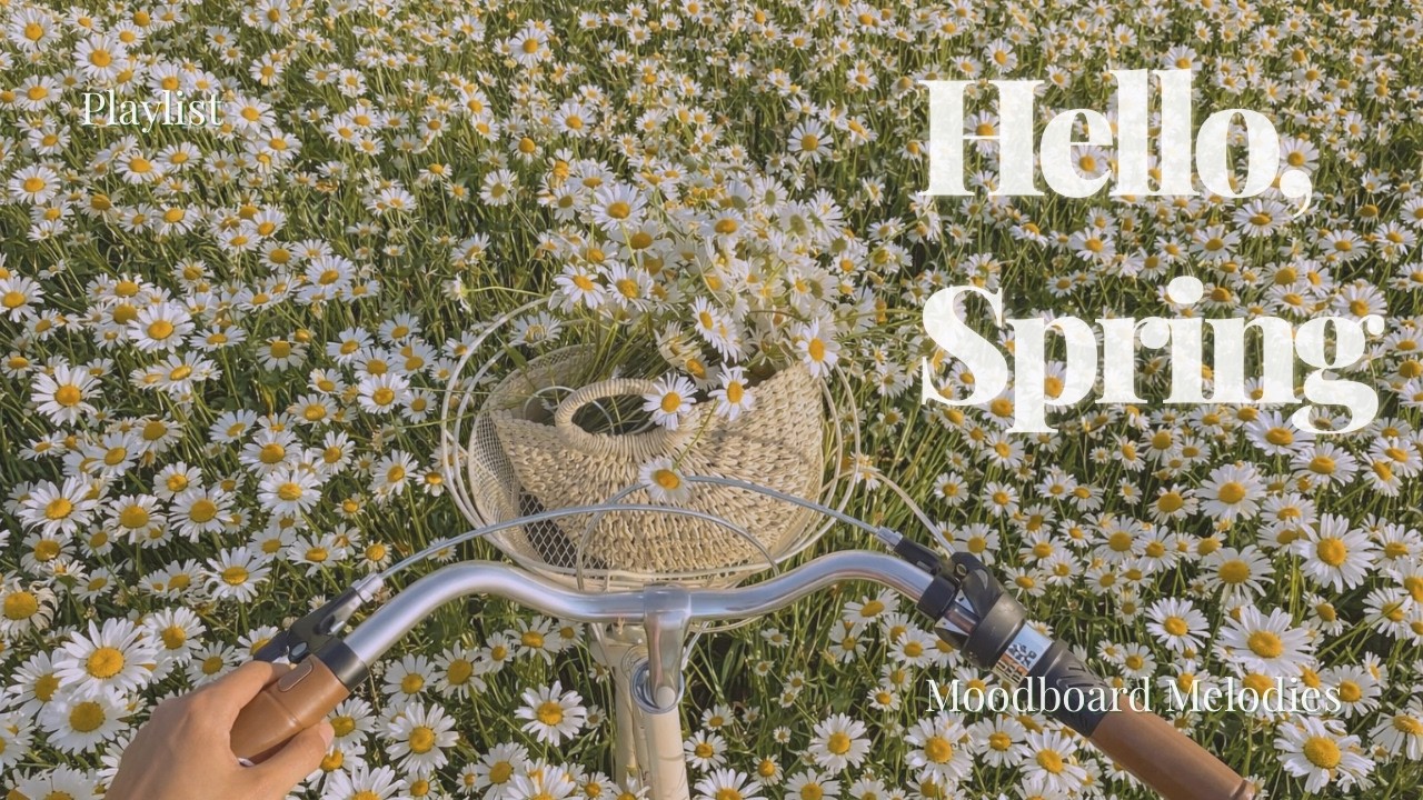 자전거 타고 꽃길 달리는 기분 🚲 설렘 가득한 봄바람 재즈팝🌼 Hello Spring