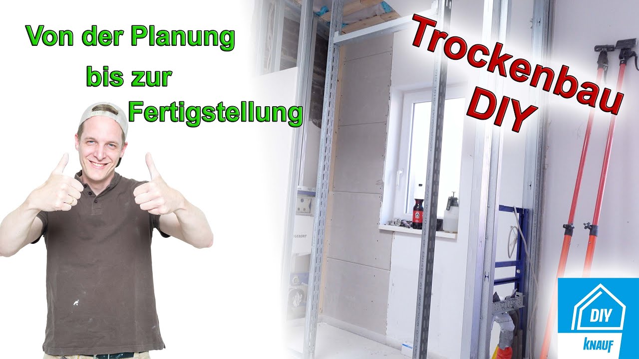 Trockenbauwand bauen von Anfang bis Ende - Selbstgemacht aber wie?//DIY