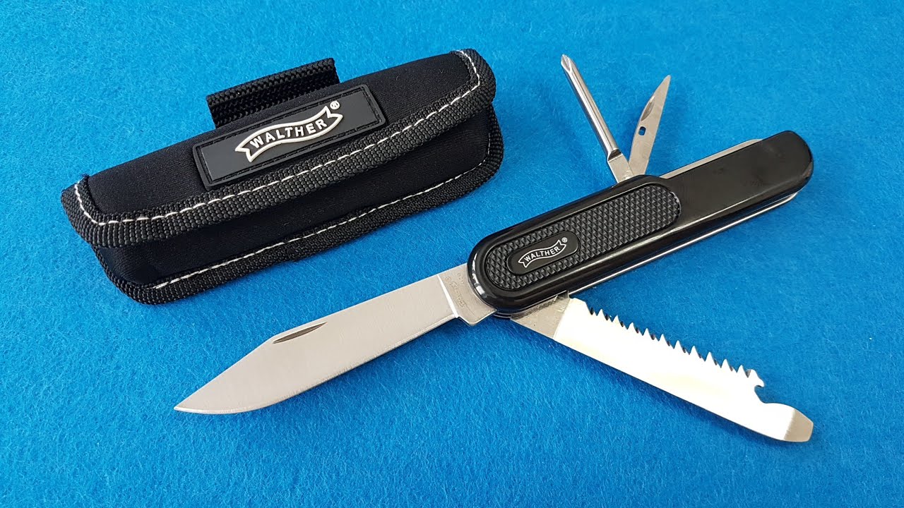 Walther Classic Military Knife: Basada en la navaja GAK alemana.