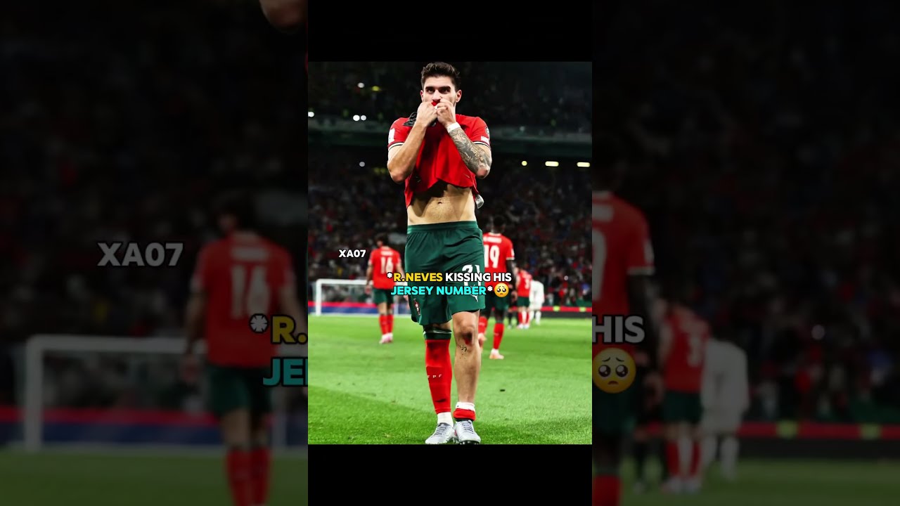 Ruben Neves Dedicated His First Portugal Goal To Diogo Jota❤️&zwj;🩹 #shorts #ronaldo #messi #shortsvideo