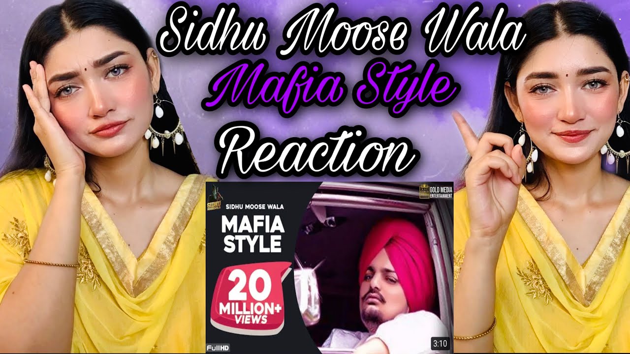 Reaction On MAFIA STYLE | Sidhu Moose Wala | Aman Hayer | Moosetape